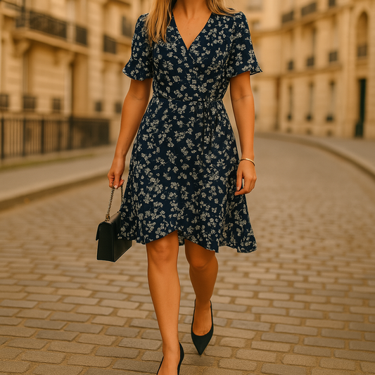 Wikkeljurk met Bloemenprint