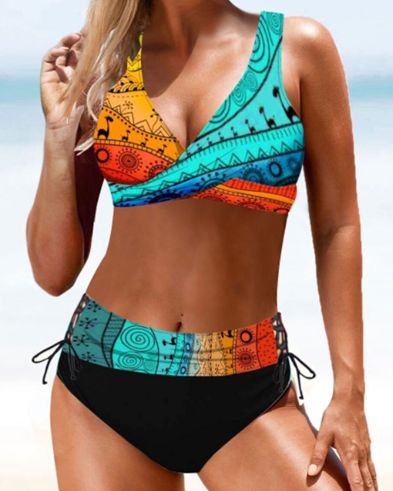 Eva™ | Kleurrijke bikini