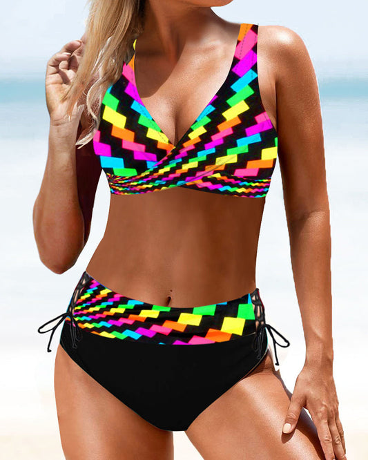 Eva™ | Kleurrijke bikini