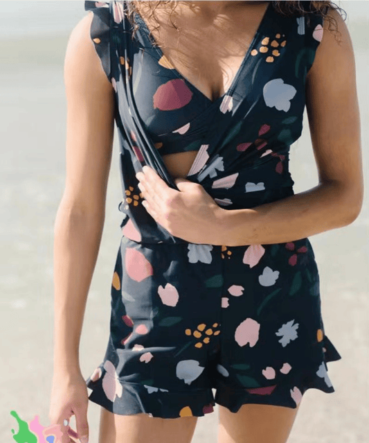 Sophie™ | Elegant badpak met volants en busteondersteuning