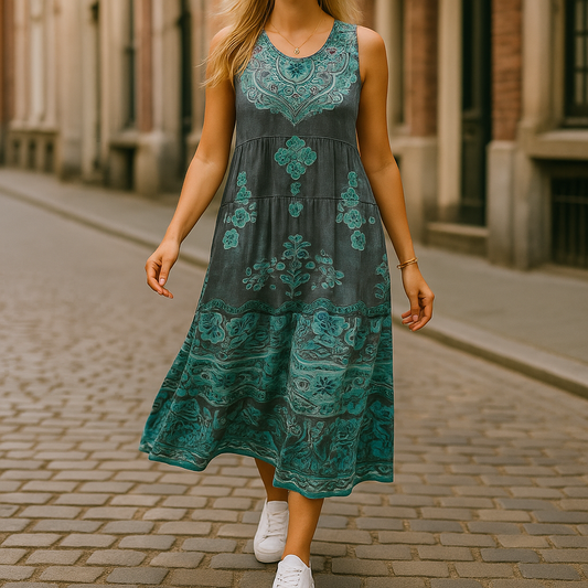 Bohemian Midi Jurk
