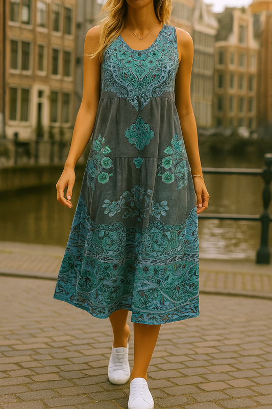 Bohemian Midi Jurk