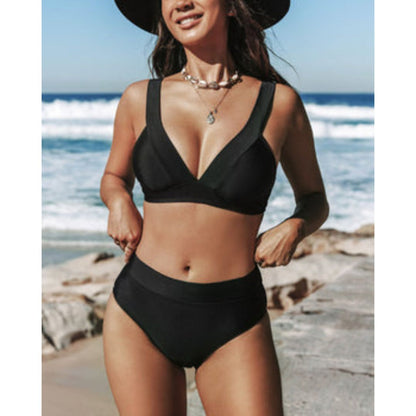 Hilde™ | Effen hoge taille bikini