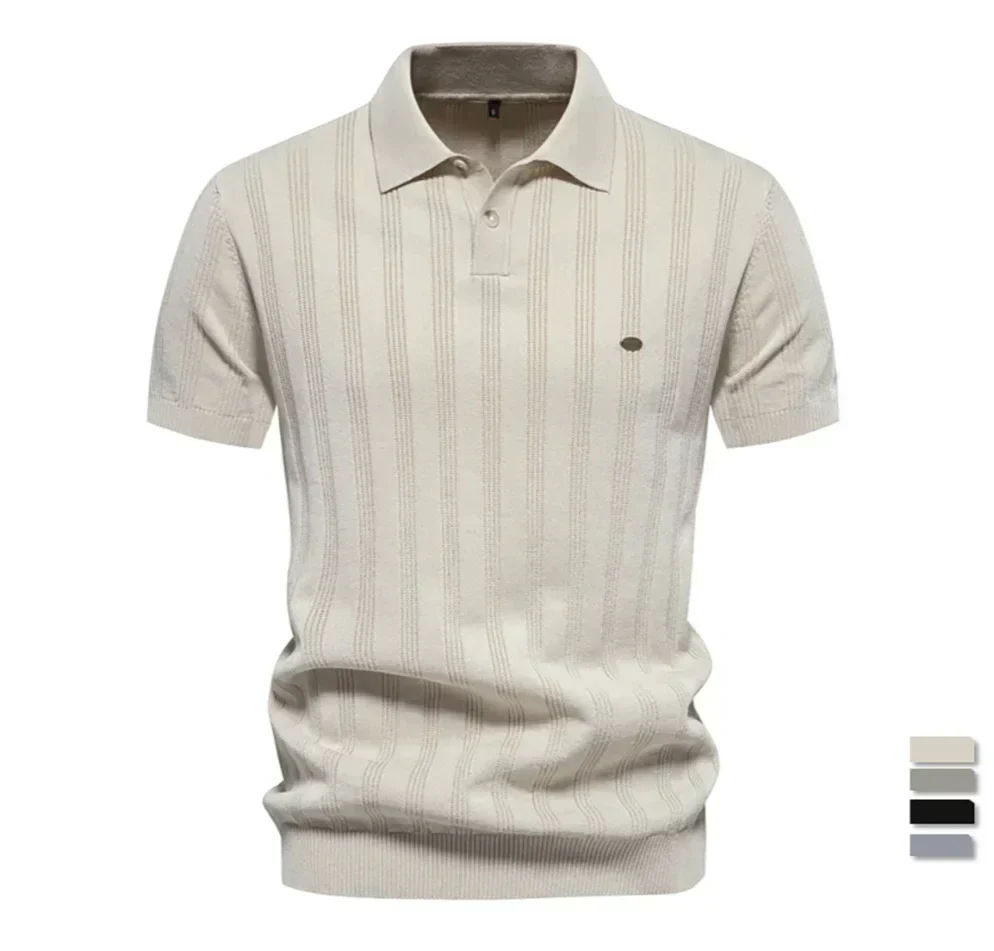 Louis - Luxe Gemêleerde Polo