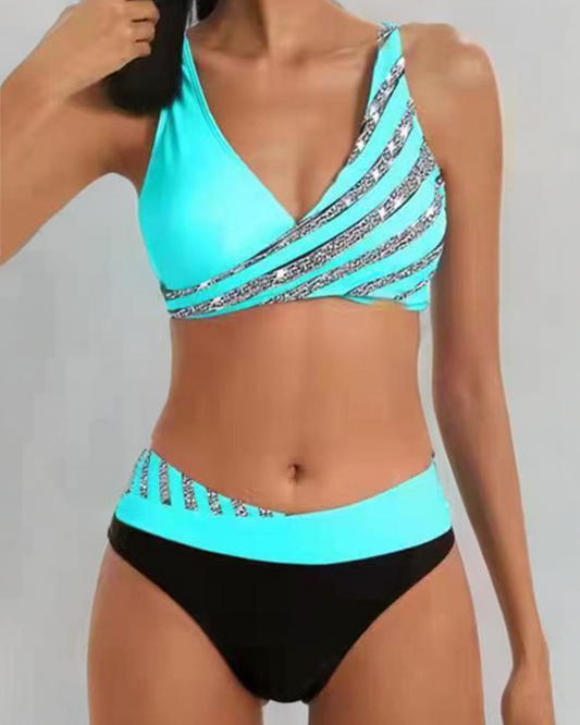 Mona™ | Bikini met glitters