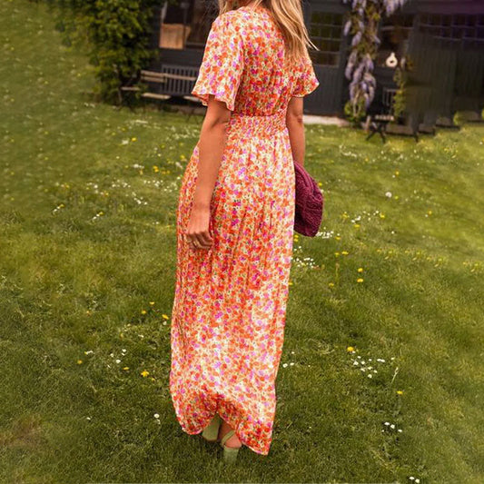Charlotte - Klassieke jurk met V-halslijn